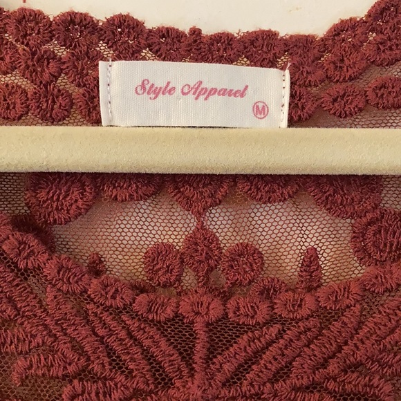 Embroidered Lacey Top - Picture 2 of 7